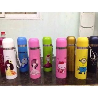Bình giữ nhiệt ngộ nghĩnh 500ml _ giao màu ngẫu nhiên