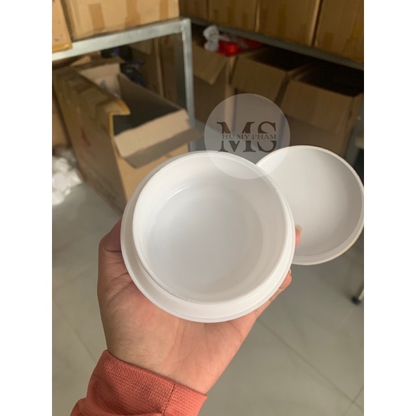 Hủ P150 nắp &amp; viền xi vàng đựng 150g kem, hủ chiết mỹ phẩm