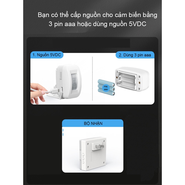 Chuông báo khách không dây ADVENT I8-221 dùng cho nhà ở, khách sạn, cửa hàng