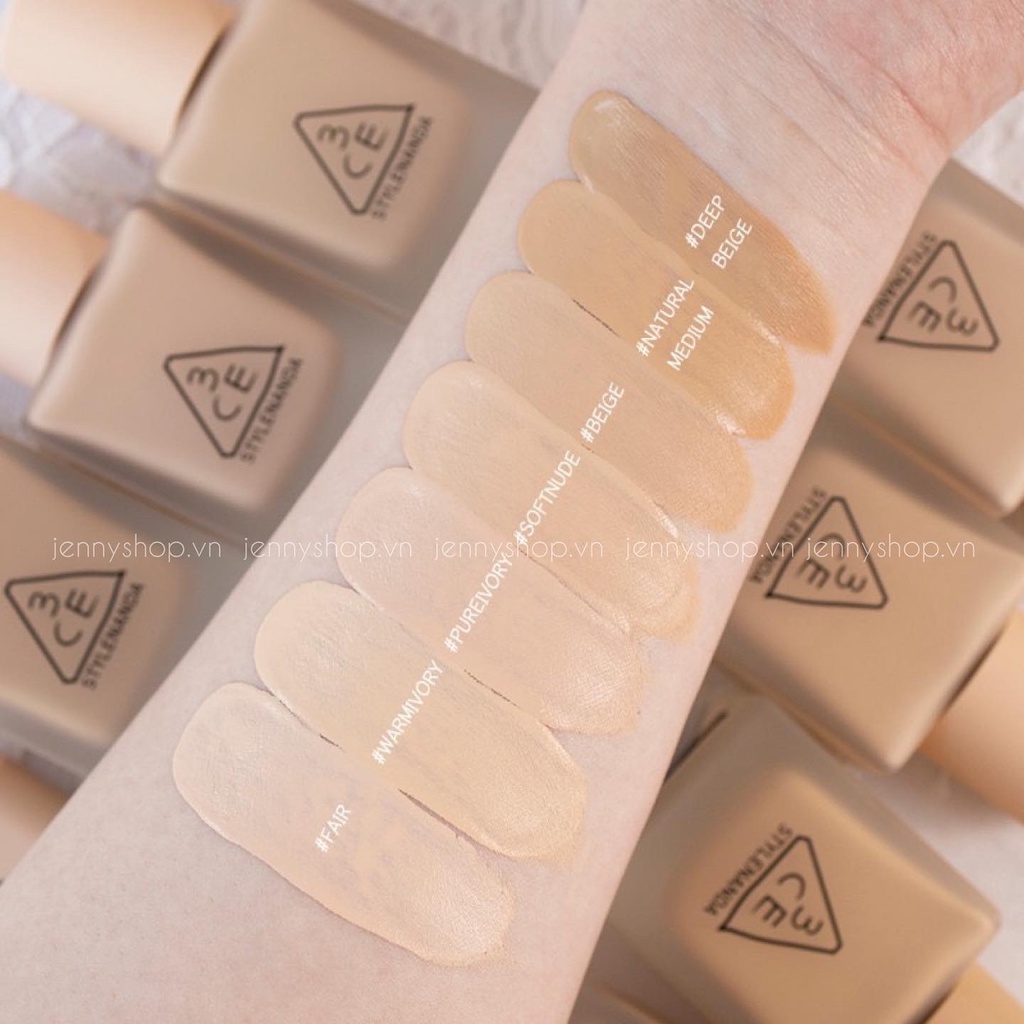 Kem Nền 3CE Velvet Fit Foundation