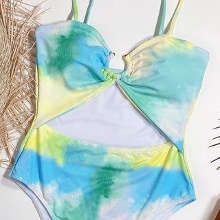 Bikini loang màu phối khoen