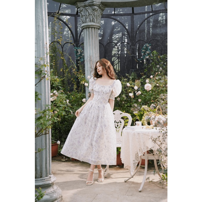 (Free Ship) ĐẦM VOAN MỘT NGÀY NGẬP NẮNG VÀ CÁC CHỊ EM NÊN MẶC MỘT CHIẾC ĐẦM TRẮNG UP h.h.p