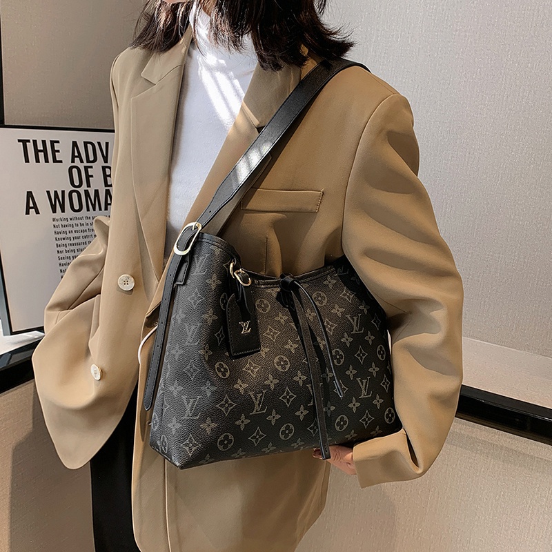 Túi Xách Nữ Lv,Túi Tote Retro,Túi đeo Vai Hàn Quốc,Du Lịch Túi Văn Phòng Công Suất Lớn