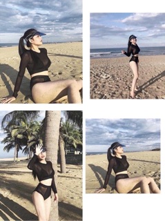 Bikini dài tay lưới