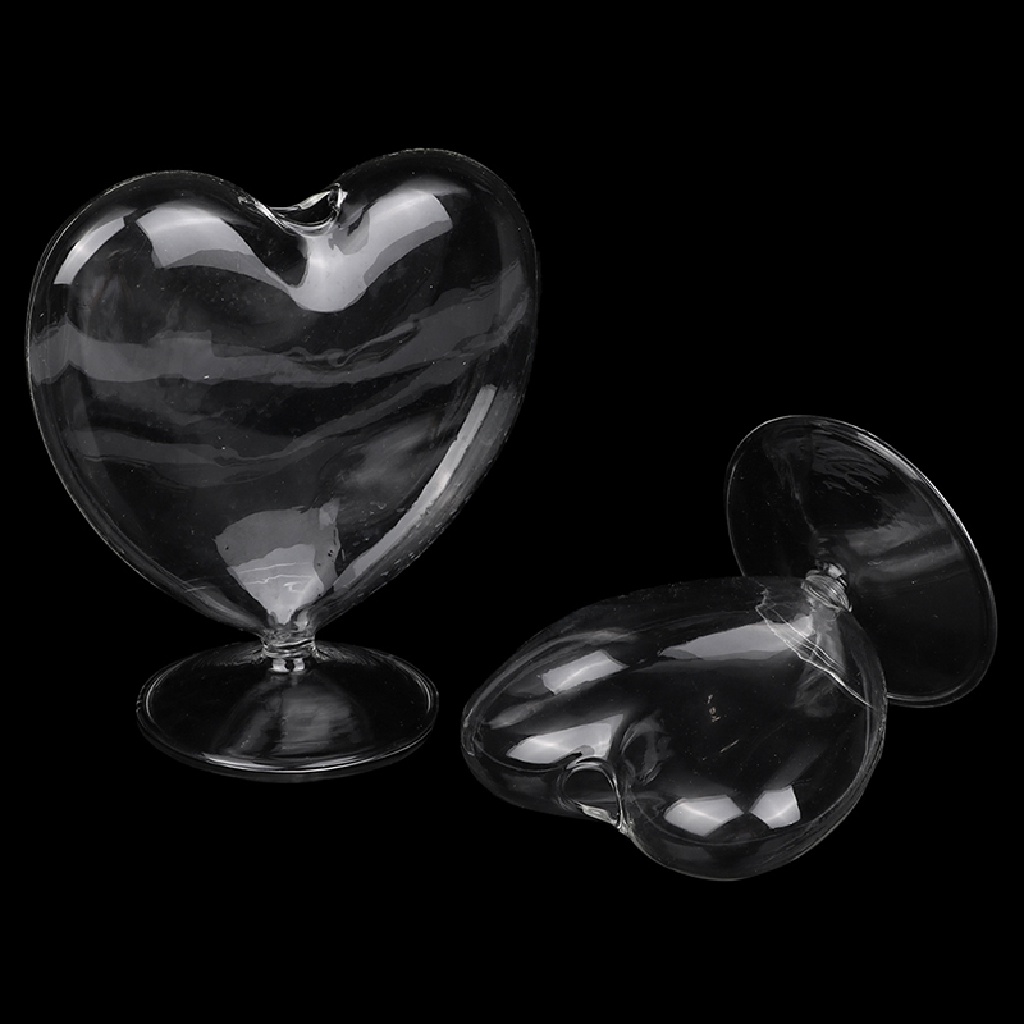 Xuan Bình Hoa Thủy Tinh Hình Trái Tim Sáng Tạo Phong Cách Hàn Quốc Dùng Làm Đạo Cụ Chụp Ảnh Trang Trí