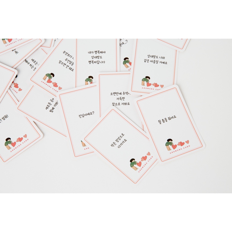 Bộ Thẻ Trả Lời Tình Yêu ARTBOX Hàn Quốc Sáng Tạo