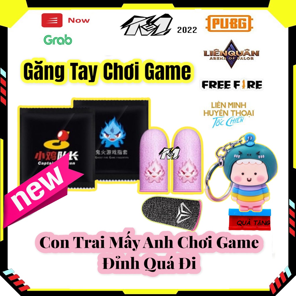 Găng tay chơi game Ghost Fire Flydigi chiến game liên quân mobile, ff, pubg,...bao tay chơi game siêu nhạy, chống mồ hôi