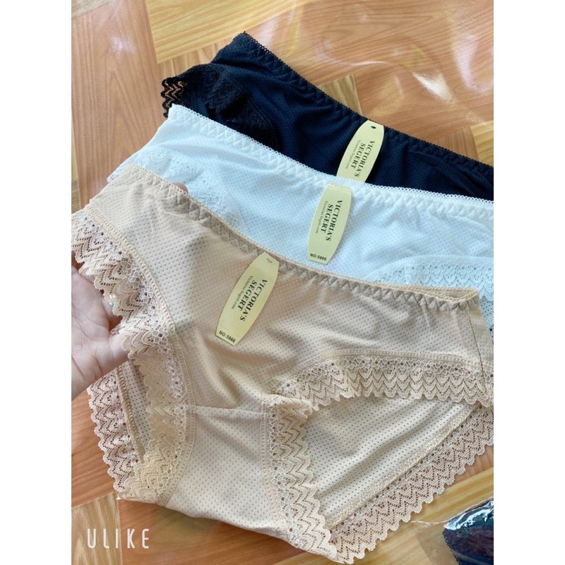 Quần lót Nữ Su Lạnh Thông hơi viền ren 5866