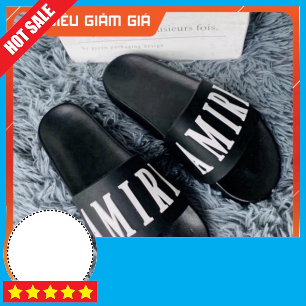 Dép Nam Nữ AMIRI , Dép Quai Ngang Kiểu Dáng Thời Trang ,Trẻ Trung, TrungPii Siêu rẻ shopee