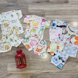 Bộ cotton sợi tre cho bé