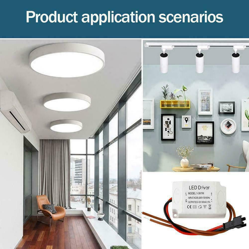 LED Driver Trafo 3W 7W 10W 18W 25W 36W Netzteil Treiber F4D2 F2D6 3-12V Transforma DC T6S4