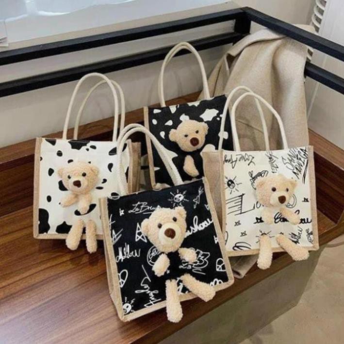 TÚI CÓI KÈM GẤU TEDDY MINI SIÊU XINH SIÊU CƯNG