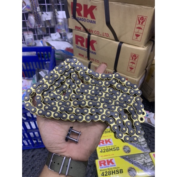 sên RK chính hãng 10ly màu vàng đen ( có giao sỉ )