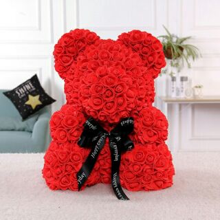 Gấu hoa sáp 40cm