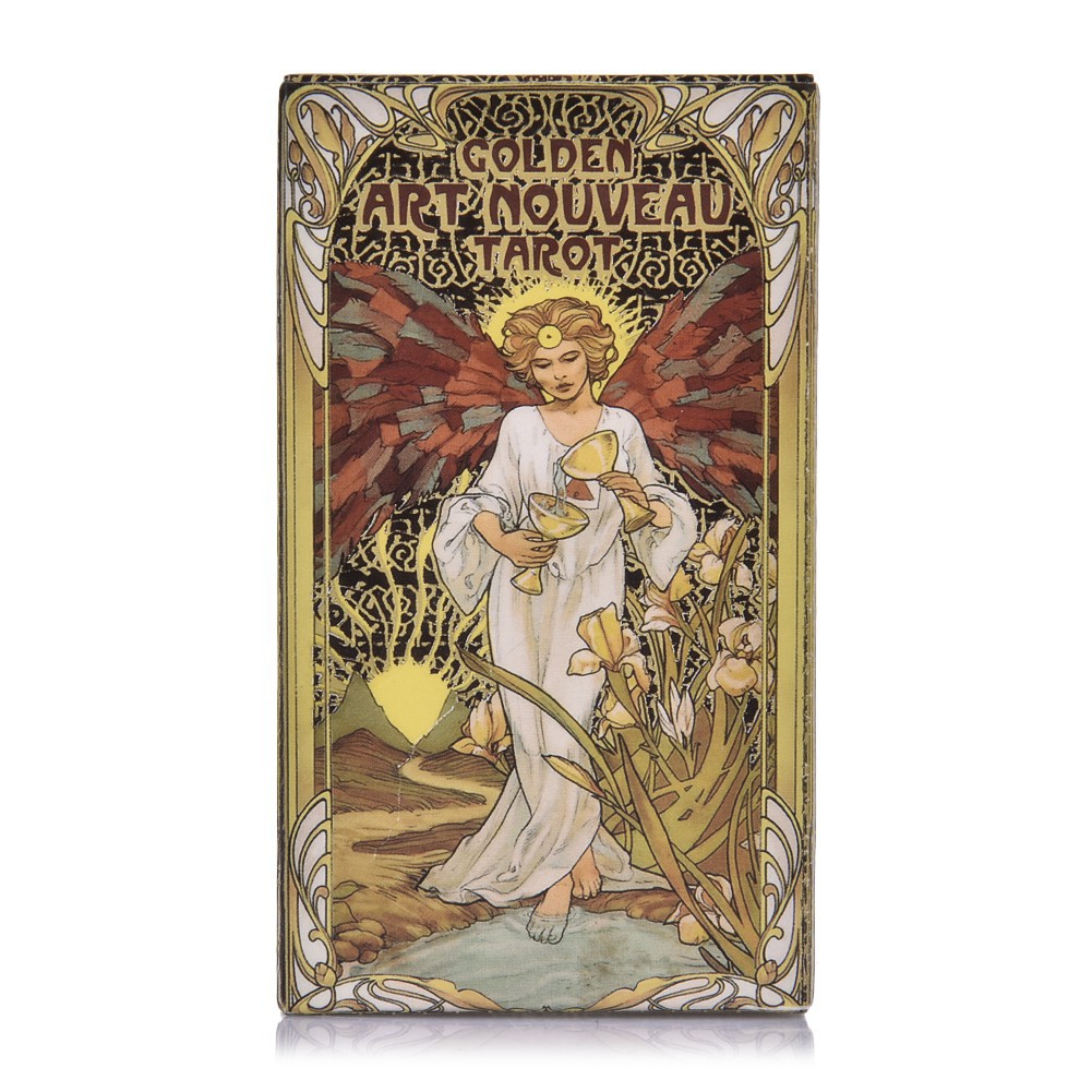 Bộ thẻ bài tarot Golden Art Nouveau có 78 lá  bìa