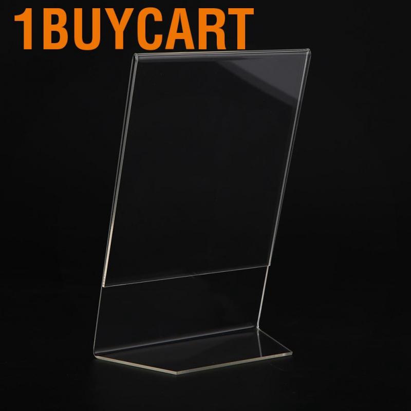 1buycart 6 Inch Acrylic Transparent Portable Photo Picture Frame Home Decor DIY Parts