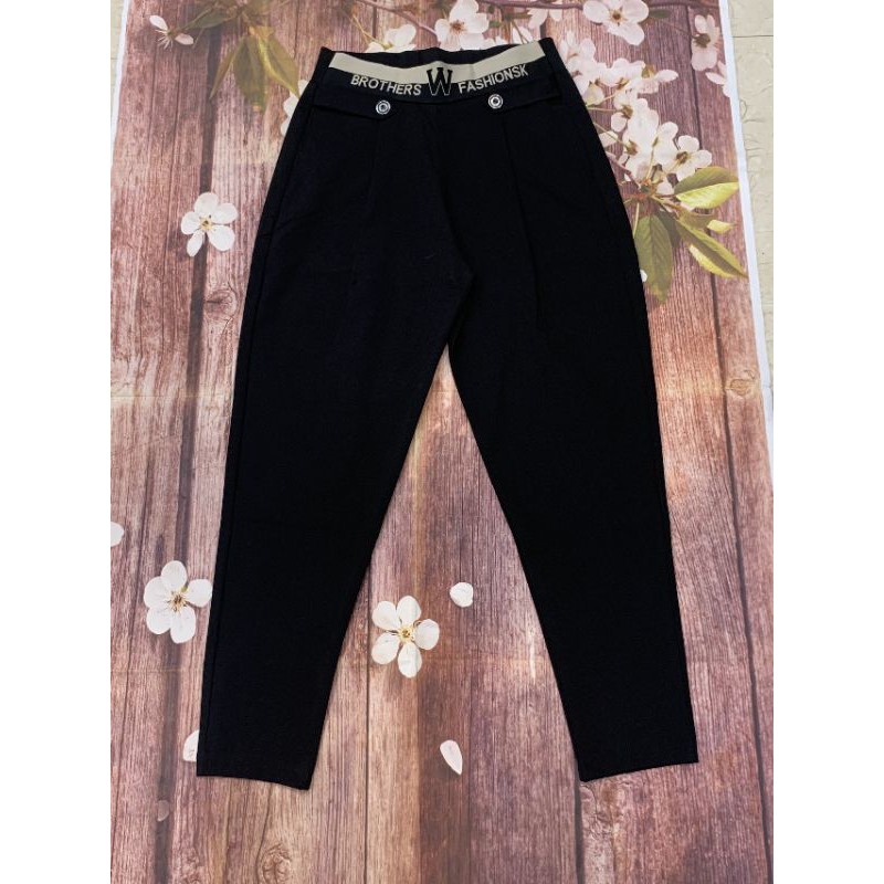 QUẦN BAGGY UMI HÀN - QUẦN BOM CẠP CHỮ
