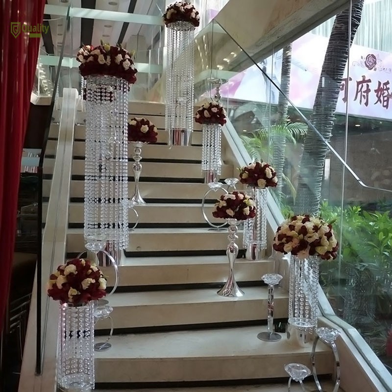 Chuỗi hạt pha lê treo trang trí đèn chùm đa năng 1m