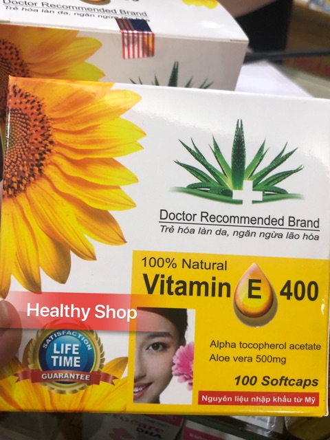 Vitamin E kèm tinh chất nha đam giúp sáng đẹp da | BigBuy360 - bigbuy360.vn