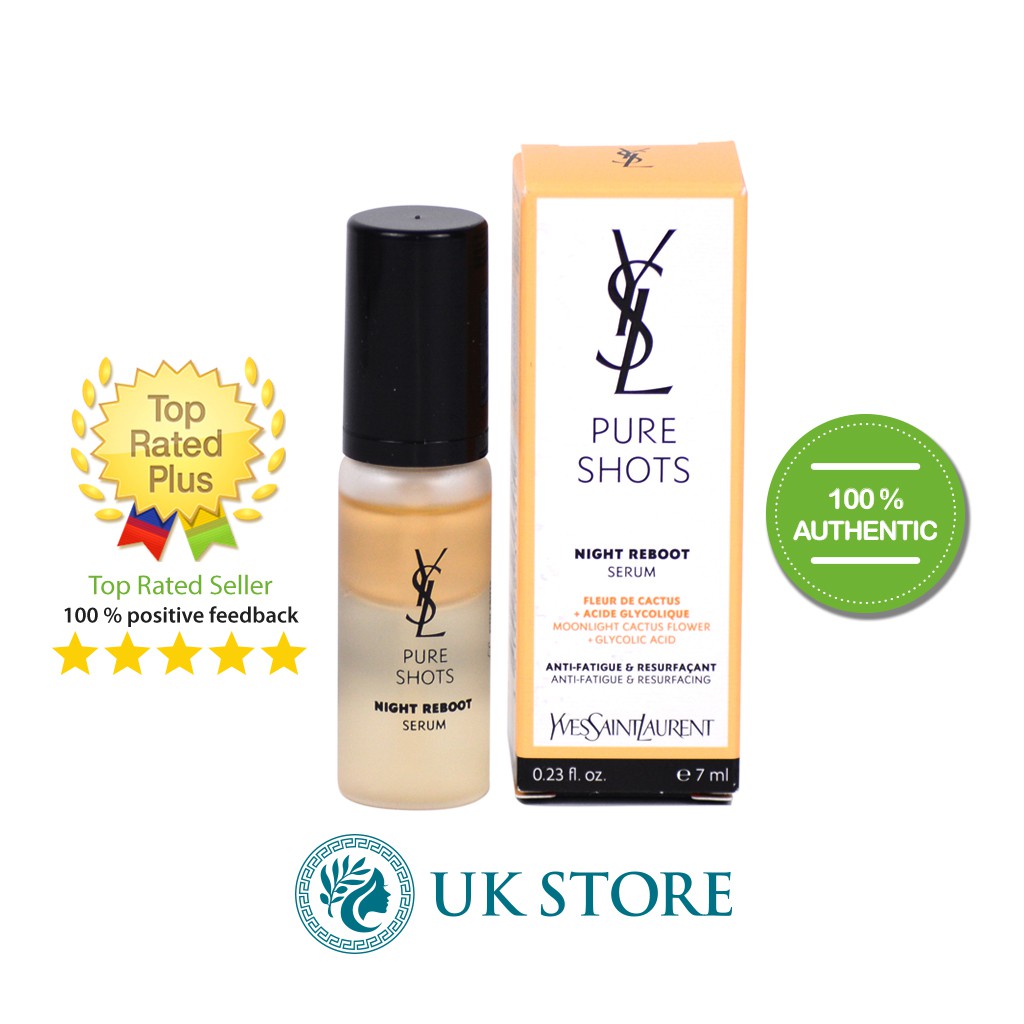 MINI YSL - SERUM Dưỡng da Pure Shots Night Reboot 7ml
