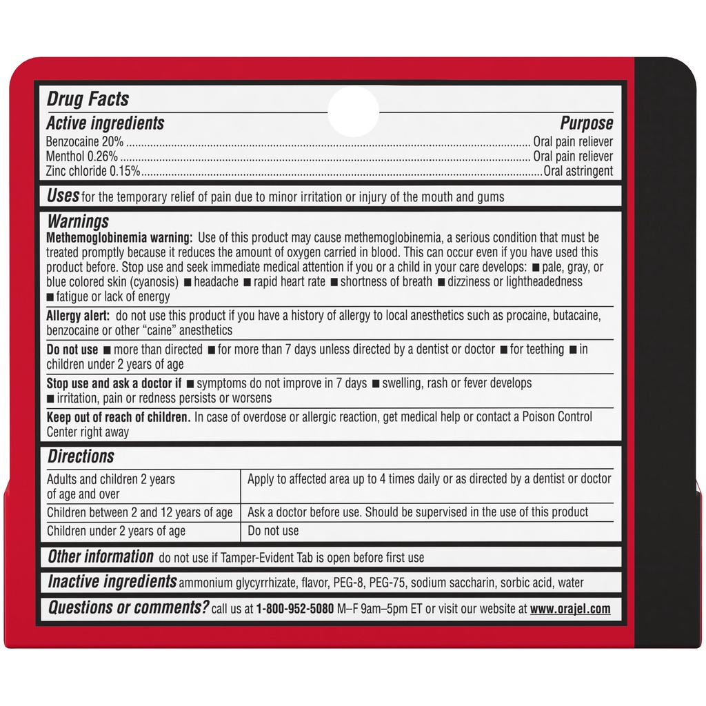 [DATE 3/2023] Orajel 3X Medicated For Toothache &amp; Gum Gel 11,9G / 7G