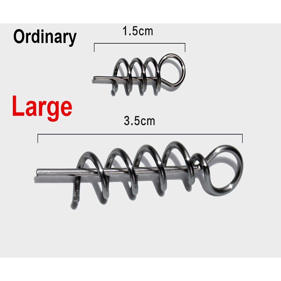 Khóa Lò Xo Mềm Cho Cần Câu Cá 1.5CM 3.5CM