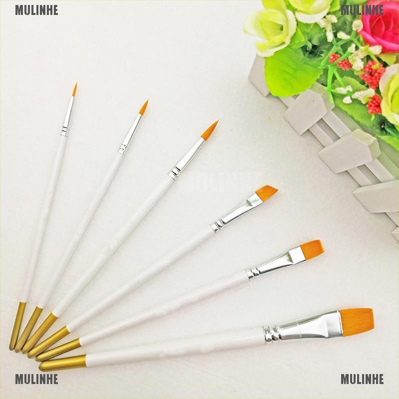 Set 6 Cọ Vẽ Tranh Sơn Dầu Chuyên Nghiệp