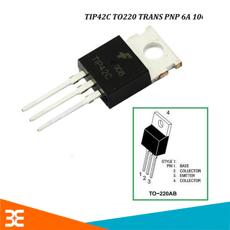 Sản Phẩm TIP42C TO-220 TRANS PNP 6A 100V