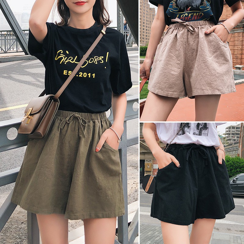 ( PHÁ GIÁ HÀNG ĐẸP) QNN Quần ĐŨI ngắn nữ đẹp , Chất dầy dặn, Thoáng nhẹ, Mềm mát, Thoải mái suốt 4 mùa!