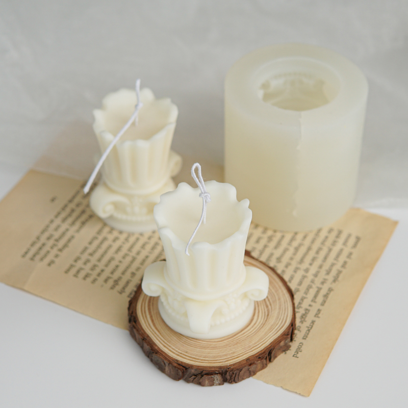 Khuôn Silicone Làm Giá Đỡ Nến Khuếch Tán Hương Thơm Phong Cách Retro Châu Âu