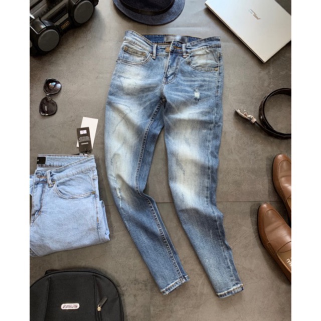 Quần jean nam ống côn hàng xuất khẩu cao cấp | BigBuy360 - bigbuy360.vn