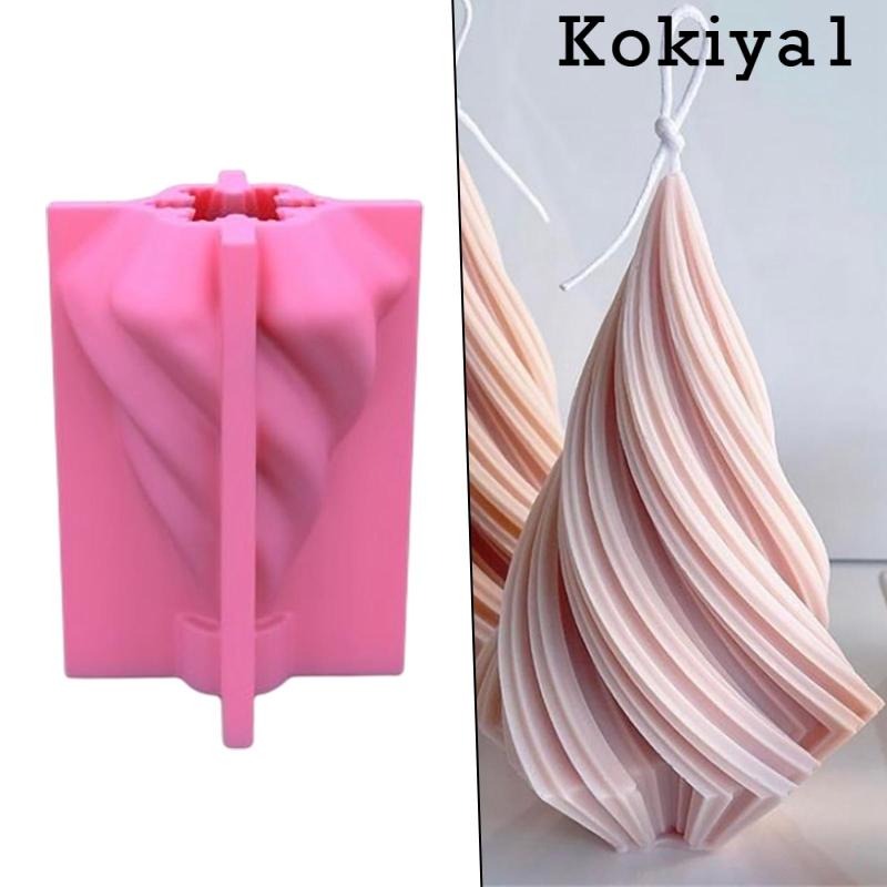 Khuôn Silicone Làm Nến Thơm Hình Nón Không Đều