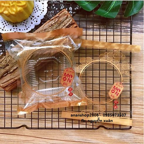 Khay túi bánh trung thu mooncake mây nhũ 150gr - 200gr