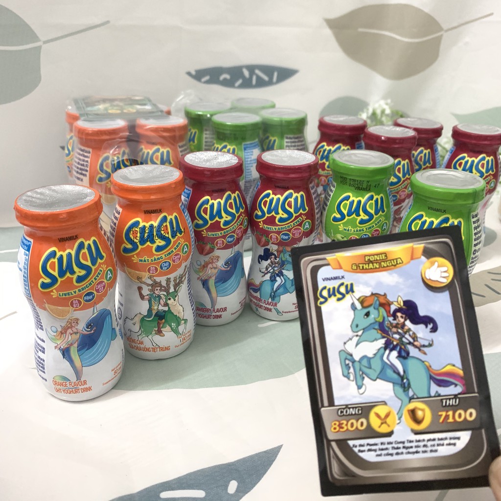 Combo 6 chai Sữa chua uống SUSU Vinamilk chai 80ml giàu dinh dưỡng cho bé 01239-1 | BigBuy360 - bigbuy360.vn
