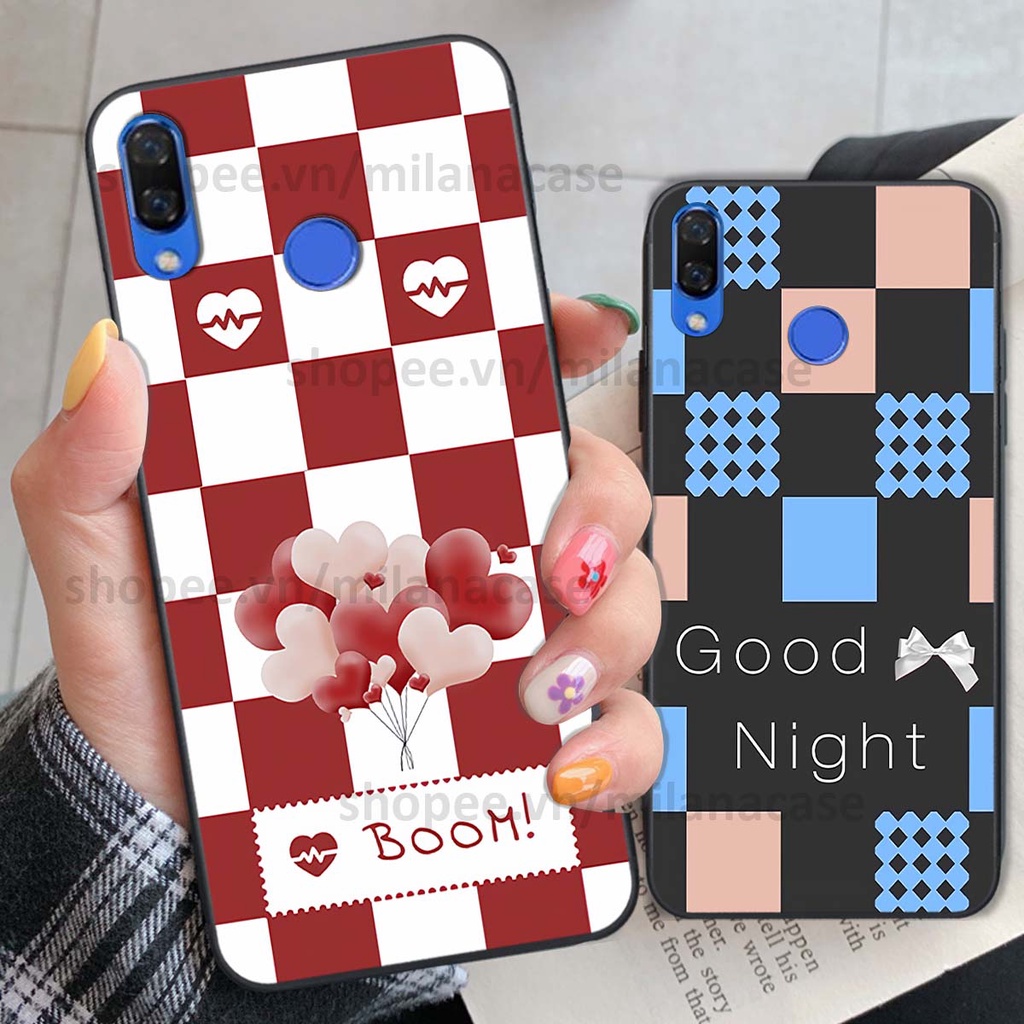 Ốp Huawei Nova 3 / Nova 3i caro họa tiết nhiều màu sắc siêu đẹp thời trang cá tính