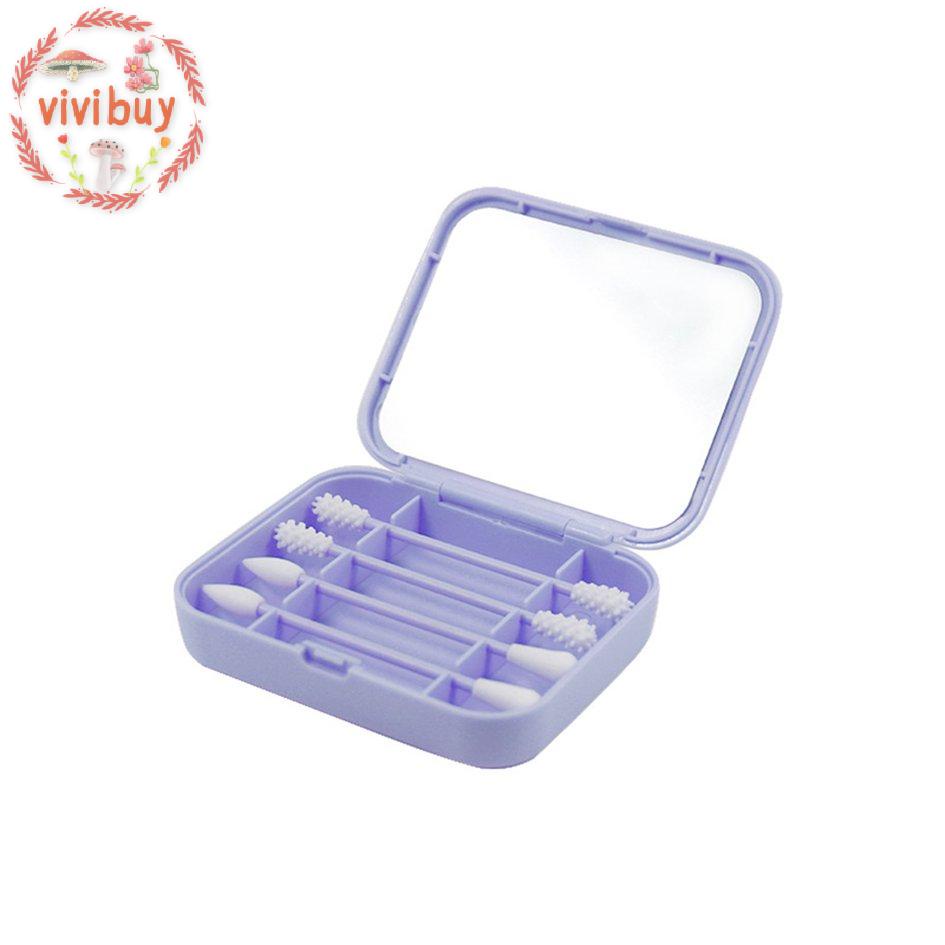 Hộp tăm bông cotton trang điểm có thể tái sử dụng kèm hộp đựng
 | BigBuy360 - bigbuy360.vn