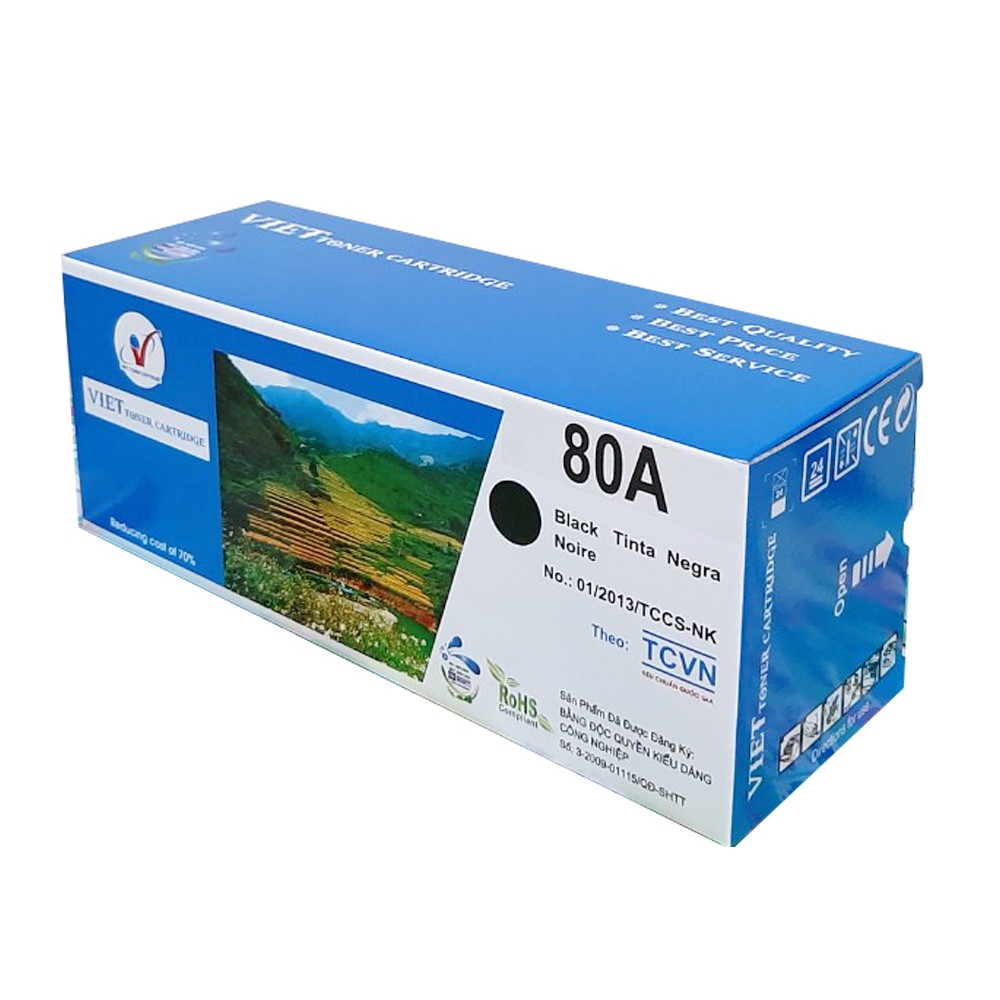 Hộp Mực Cartridge HP : 05A -80A Canon : 319 VIET TONER