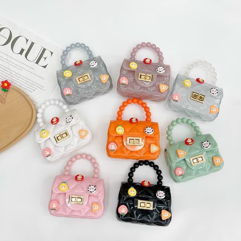 Túi đeo chéo kèm miếng dán sticker ngộ nghĩnh cho bé