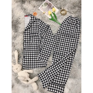 Bộ ngủ❤️pijama dài tay cao cấp