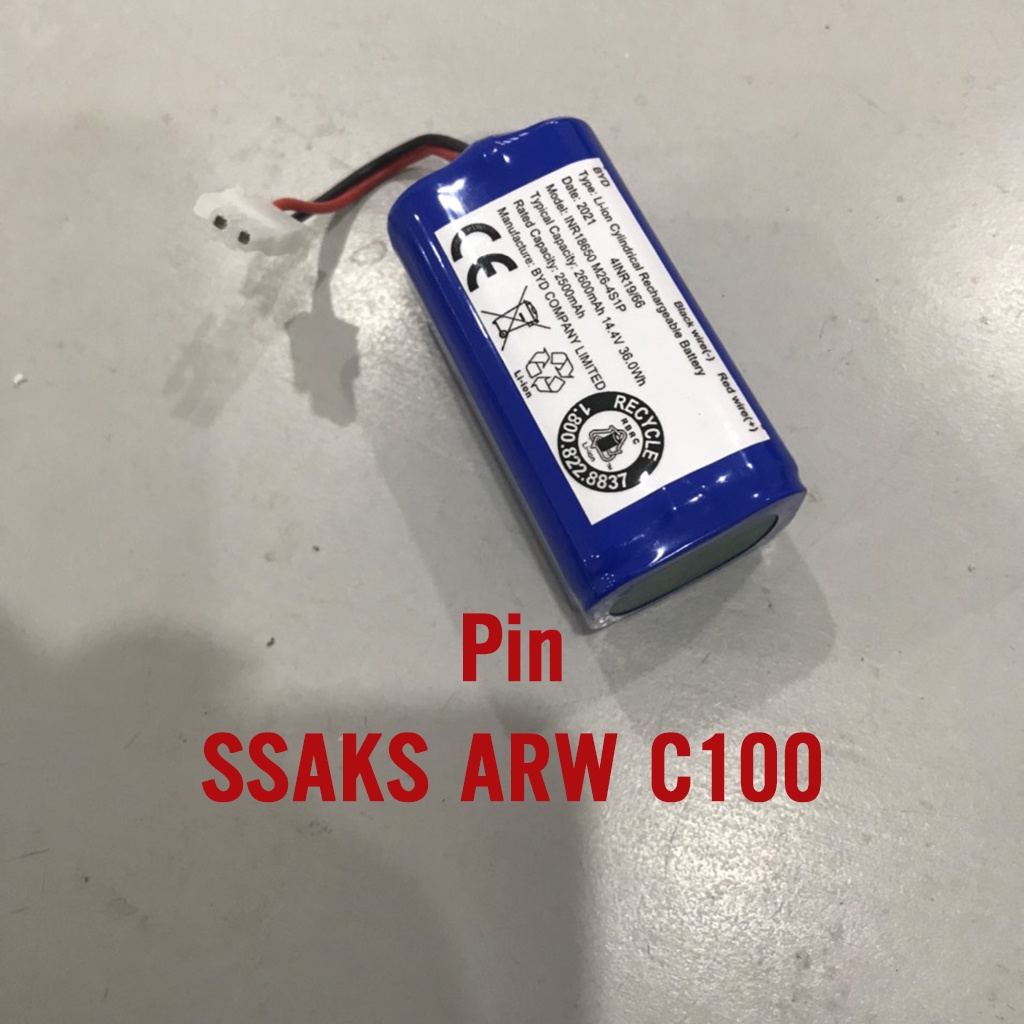 Pin robot hút bụi SSAKS ARW C100, C200