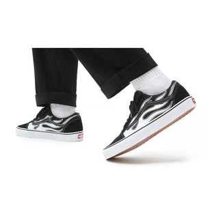 Giày Vans Chính Hãng Old Skool Black Flame / True White