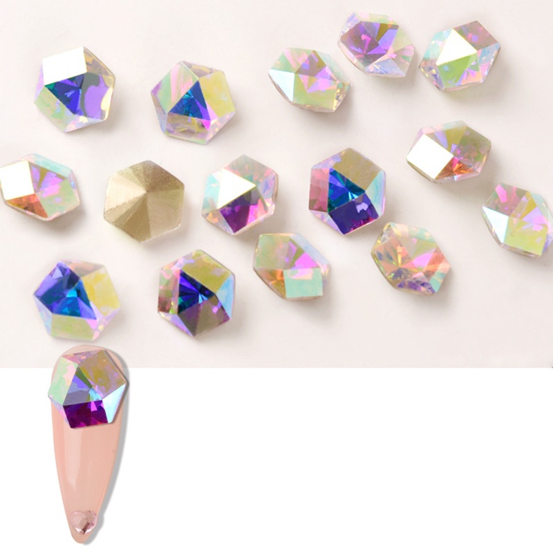 Khối Đá Pha Lê Dán Trang Trí Móng Tay Nghệ Thuật