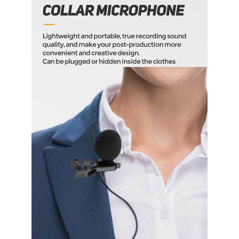 Micro zzz Lavalier Jack 3.5mm Kẹp Điện Thoại Thông Minh / Máy Tính Bảng / Pc