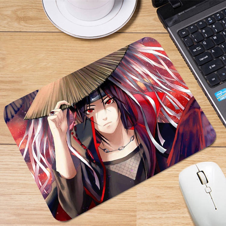 lót chuột Miếng Lót Chuột Vi Tính In Hình Naruto Sasuke Itachi