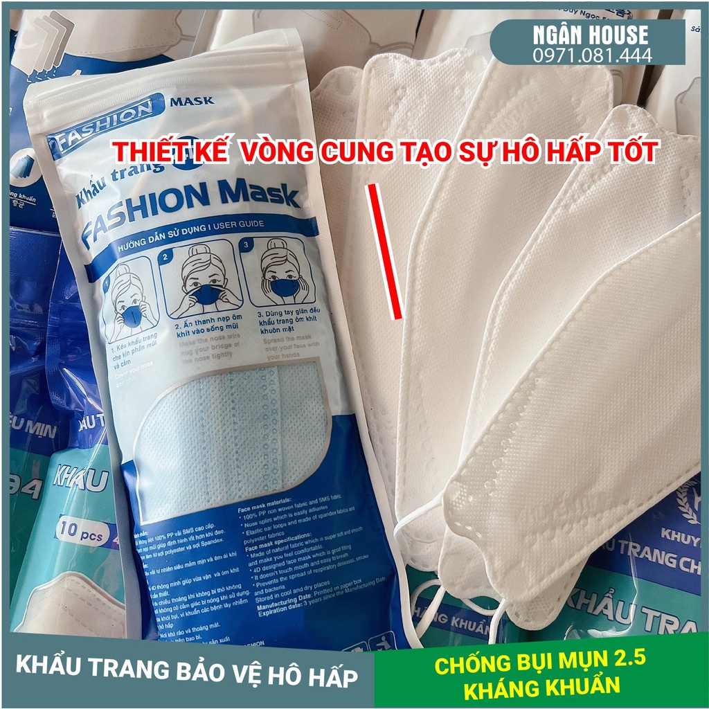 (Gói 10 Chiếc)Khẩu trang y tế Hàn Quốc KF94