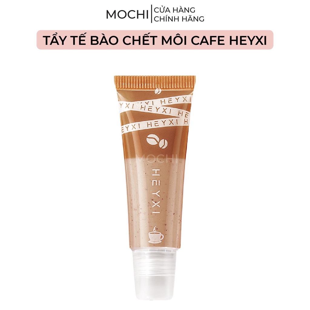 Tẩy Da Chết Môi Vị Café l Tẩy Tế Bào Chết Môi Lip Scrub HEYXI l Dưỡng Ẩm Da Môi Mềm Mịn MOCHI SHOP