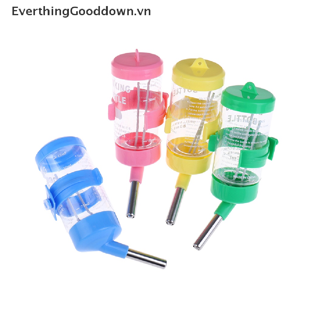 Everthingood Bình Uống Nước Bằng Nhựa Có Móc Treo Tiện Lợi Dành Cho Chuột Hamster