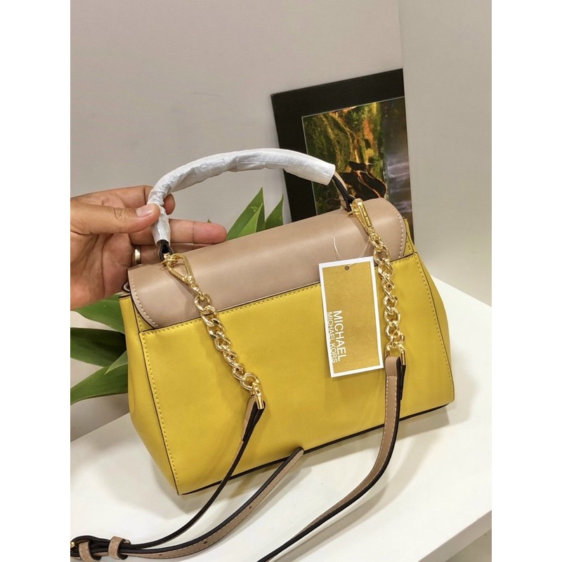 💥 sale - TÚI MICHAEL KORS DA KHOÁ XOAY