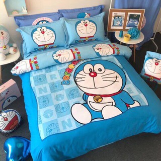 Bộ chăn ga gối cotton lụa Disney