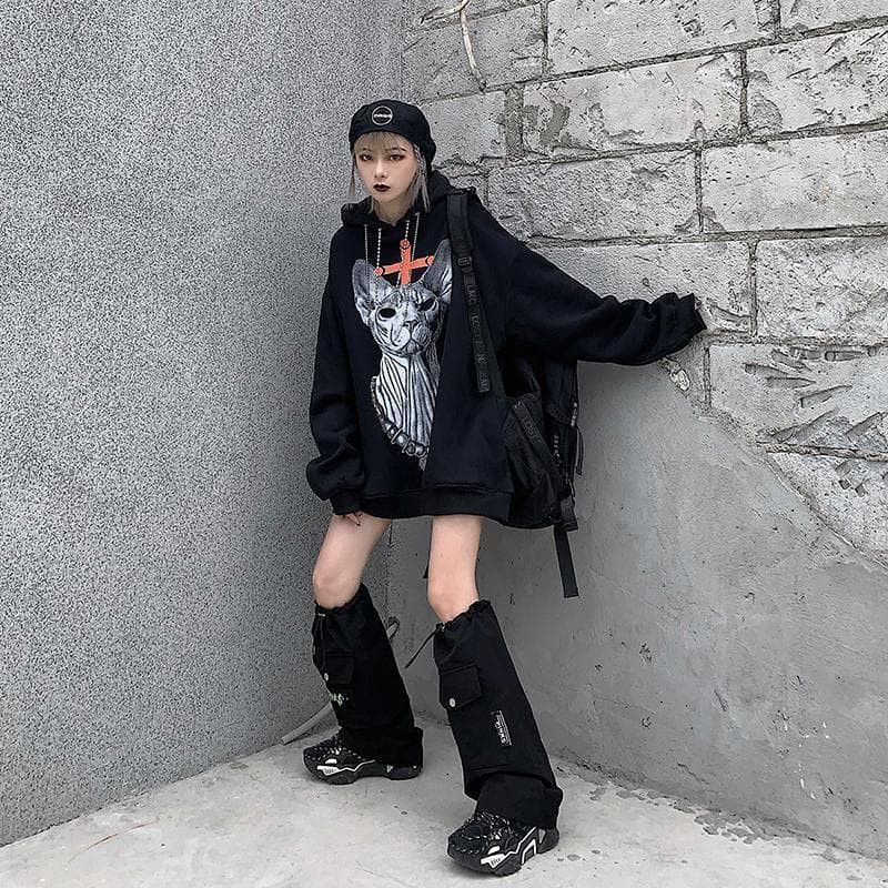ÁO NỈ SWAG CAT ULZZANG UNISEX ❤ FREESHIP 🍅 ÁO HOODIE DÁNG RỘNG 🍅